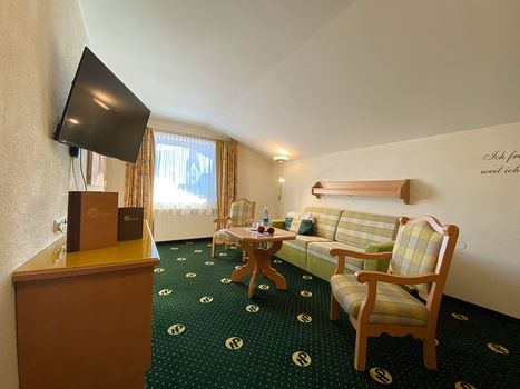 Die geräumigen Appartements Hochfügen sorgen für einen komfortablen Aufenthalt im Hotel Pachmair. 